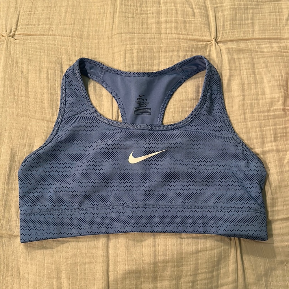 Nike Sports Bra - light blue - size small